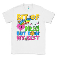 White bit of a mess but doin my best Classic Tee - NancyCooperArtShop