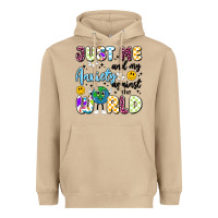 Mushroom just me and my anxiety against the world Heavyweight Hoodie - Artiststas