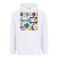 White just me and my anxiety against the world Heavyweight Hoodie - Artiststas