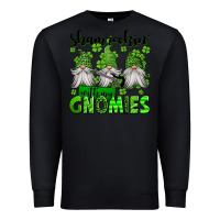 Black shamrockin' with my gnomies st patrick's day Premium Sweatshirt - Jasminsmagicworld