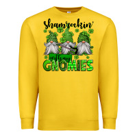 Lemon shamrockin' with my gnomies st patrick's day Premium Sweatshirt - Jasminsmagicworld