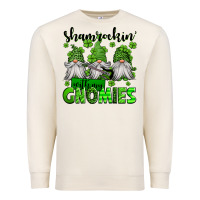 Sandshell shamrockin' with my gnomies st patrick's day Premium Sweatshirt - Jasminsmagicworld