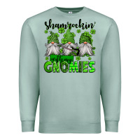 Seafoam shamrockin' with my gnomies st patrick's day Premium Sweatshirt - Jasminsmagicworld