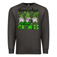 Smoke shamrockin' with my gnomies st patrick's day Premium Sweatshirt - Jasminsmagicworld