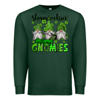 Sports Green shamrockin' with my gnomies st patrick's day Premium Sweatshirt - Jasminsmagicworld