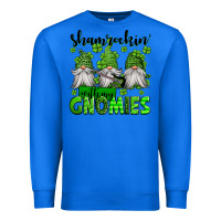 True Royal shamrockin' with my gnomies st patrick's day Premium Sweatshirt - Jasminsmagicworld