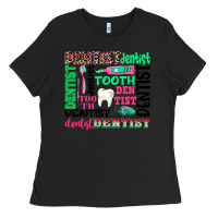 Black dentist tooth Ladies Tee - texasbilliewilder