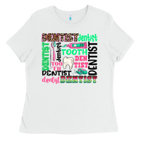 White dentist tooth Ladies Tee - texasbilliewilder
