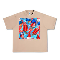 Burro 4th of july popsicle seamless pattern Urban Heavy Tee - BundleAndBundleShop
