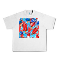 Lunar Rock 4th of july popsicle seamless pattern Urban Heavy Tee - BundleAndBundleShop