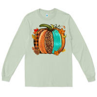 Matcha Fall leopard pumpkin Long Sleeve Tee - NancyCooperArtShop