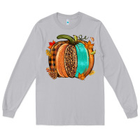 Moon Dust Fall leopard pumpkin Long Sleeve Tee - NancyCooperArtShop