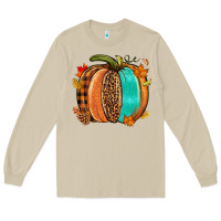 Mushroom Fall leopard pumpkin Long Sleeve Tee - NancyCooperArtShop