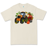 Fall Tractor With Pumpkin Premium Tee | Teevron
