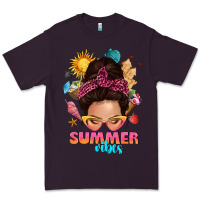Plum summer vibes messy bun tbw Premium Tee - texasbilliewilder