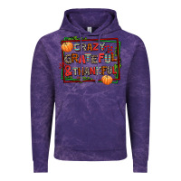 Cloud Purple crazy grateful and thankful Vintage Hoodie - AdoDesignShop