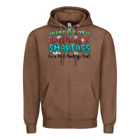 Chestnut im  kind of a mix of sweetheart and smartass Zipper Hoodie - MaliasSmallBusiness