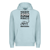 Blue Mist This Is My Human Costume Im Really A Brachiosaurus Premium Hoodie - Bettercallsaul