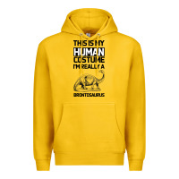 Lemon This Is My Human Costume Im Really A Brachiosaurus Premium Hoodie - Bettercallsaul