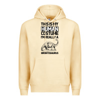 Pina Colada This Is My Human Costume Im Really A Brachiosaurus Premium Hoodie - Bettercallsaul