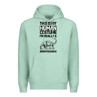 Seafoam This Is My Human Costume Im Really A Brachiosaurus Premium Hoodie - Bettercallsaul