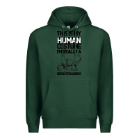 Sports Green This Is My Human Costume Im Really A Brachiosaurus Premium Hoodie - Bettercallsaul