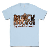 Dusty Blue black educator by popular demand Classic Tee - NancyCooperArtShop