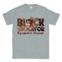 Heather Grey black educator by popular demand Classic Tee - NancyCooperArtShop