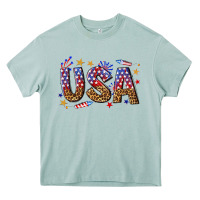 Arona usa 4th of july bw Heavy Core Tee - texasbilliewilder