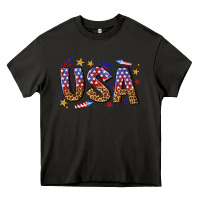 Asphalt usa 4th of july bw Heavy Core Tee - texasbilliewilder