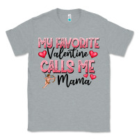 Heather Grey love message with cupid and hearts Classic Tee - CowhideDigitalArt