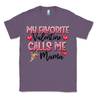 Lavender love message with cupid and hearts Classic Tee - CowhideDigitalArt