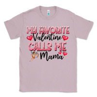 Lilac love message with cupid and hearts Classic Tee - CowhideDigitalArt