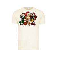 Vintage Arctic joy and cow christmas candies and letters Vintage Tee - AdoDesignShop