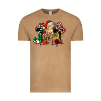Vintage Camel joy and cow christmas candies and letters Vintage Tee - AdoDesignShop