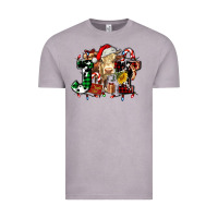 Vintage Zinc joy and cow christmas candies and letters Vintage Tee - AdoDesignShop