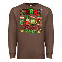 Chestnut merry Christmas y'all gnome coffee Premium Sweatshirt - Jasminsmagicworld