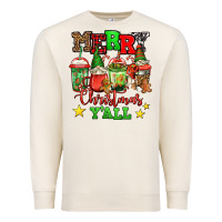 Sandshell merry Christmas y'all gnome coffee Premium Sweatshirt - Jasminsmagicworld