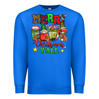 True Royal merry Christmas y'all gnome coffee Premium Sweatshirt - Jasminsmagicworld