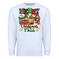White merry Christmas y'all gnome coffee Premium Sweatshirt - Jasminsmagicworld