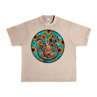 French Oak horseshoe circle Urban Heavy Tee - JahusDesignShop