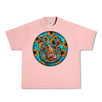 Salmon horseshoe circle Urban Heavy Tee - JahusDesignShop