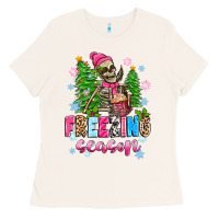 Bone freezing season skeleton Ladies Tee - Zillion Design Studio