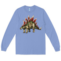 Colony Blue Stegosaurus Long Sleeve Tee - LillyAllenDesigns