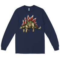 Navy Stegosaurus Long Sleeve Tee - LillyAllenDesigns