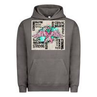Pigment Tornado cancer ribbon with angel wings Urban Hoodie - CowGirlArtShop