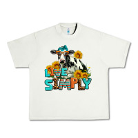 Pistachio live simply Urban Heavy Tee - AdoDesignShop