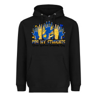 Black for my students down syndrome awareness day Heavyweight Hoodie - Artiststas