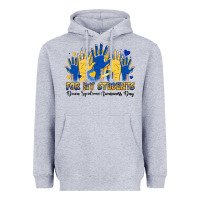 Heather Grey for my students down syndrome awareness day Heavyweight Hoodie - Artiststas
