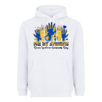 White for my students down syndrome awareness day Heavyweight Hoodie - Artiststas
